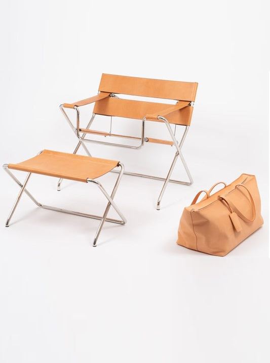 PB 0110 x TECTA C4 Stool Light Tan