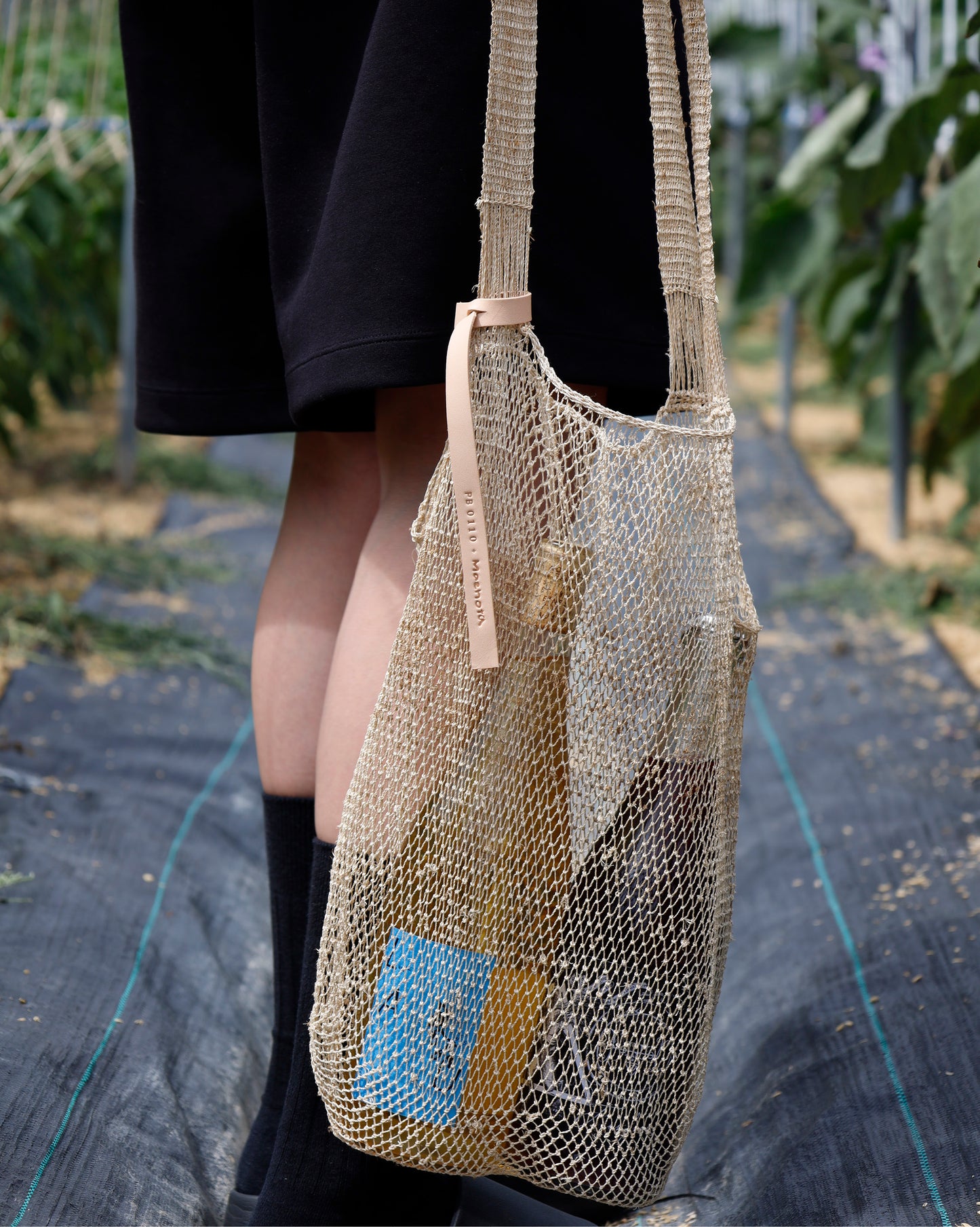 Khmu 3 String Bag Natural (FOUND)